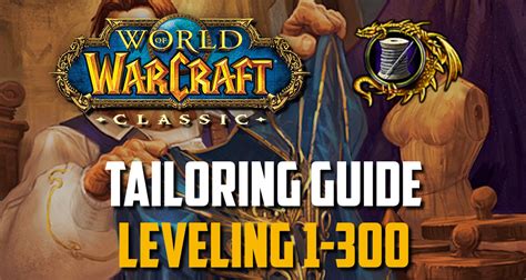 wow tailoring leveling guide.